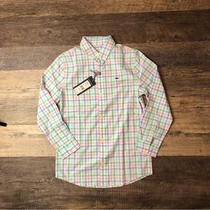 Vineyard Vine Boys Long Sleeve shirt!  NWT Beautiful shirt.  Size S 8-10
